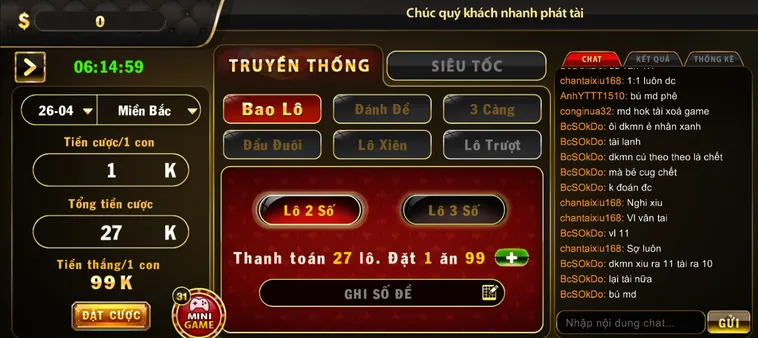 Trải Nghiệm Lô Đề 1 Ăn 99 Rikvip Với Tỷ Lệ Thưởng Cực Khủng